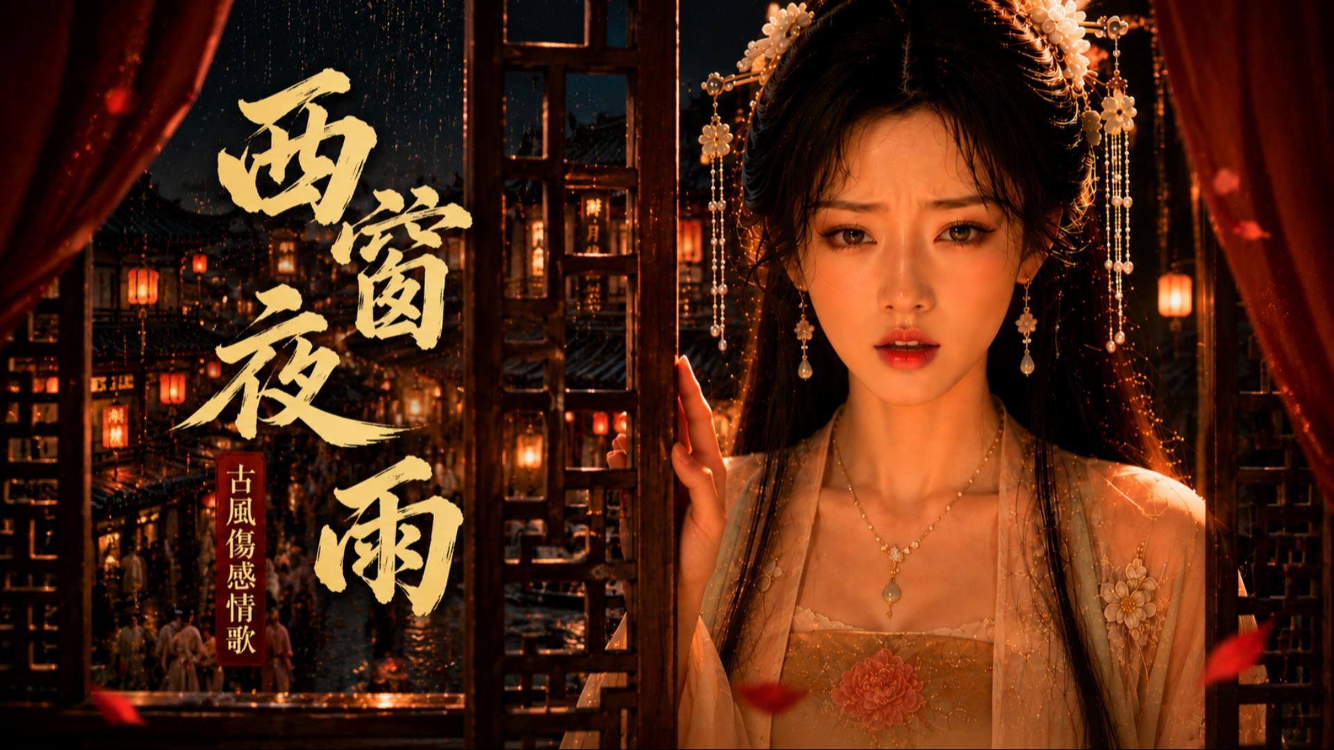 Rain at the Western Window | 西窗夜雨 | A Heartbreaking Chinese Ancient Style Song